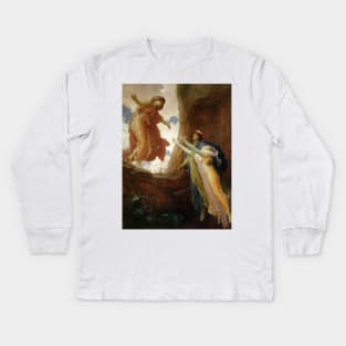 The Return Of Persephone by Frederic Leighton Kids Long Sleeve T-Shirt